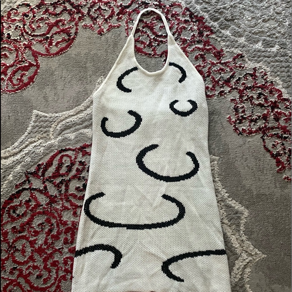Knit halter dress size small never worn
